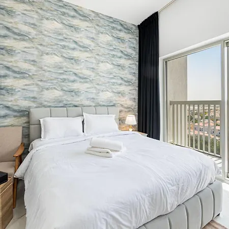 Trendy Studio Getaway In Dubailand'S Best Distric Exterior foto
